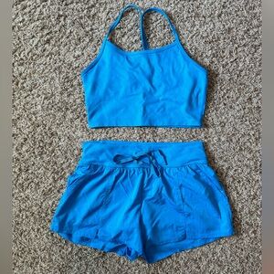 Blue aerie workout set